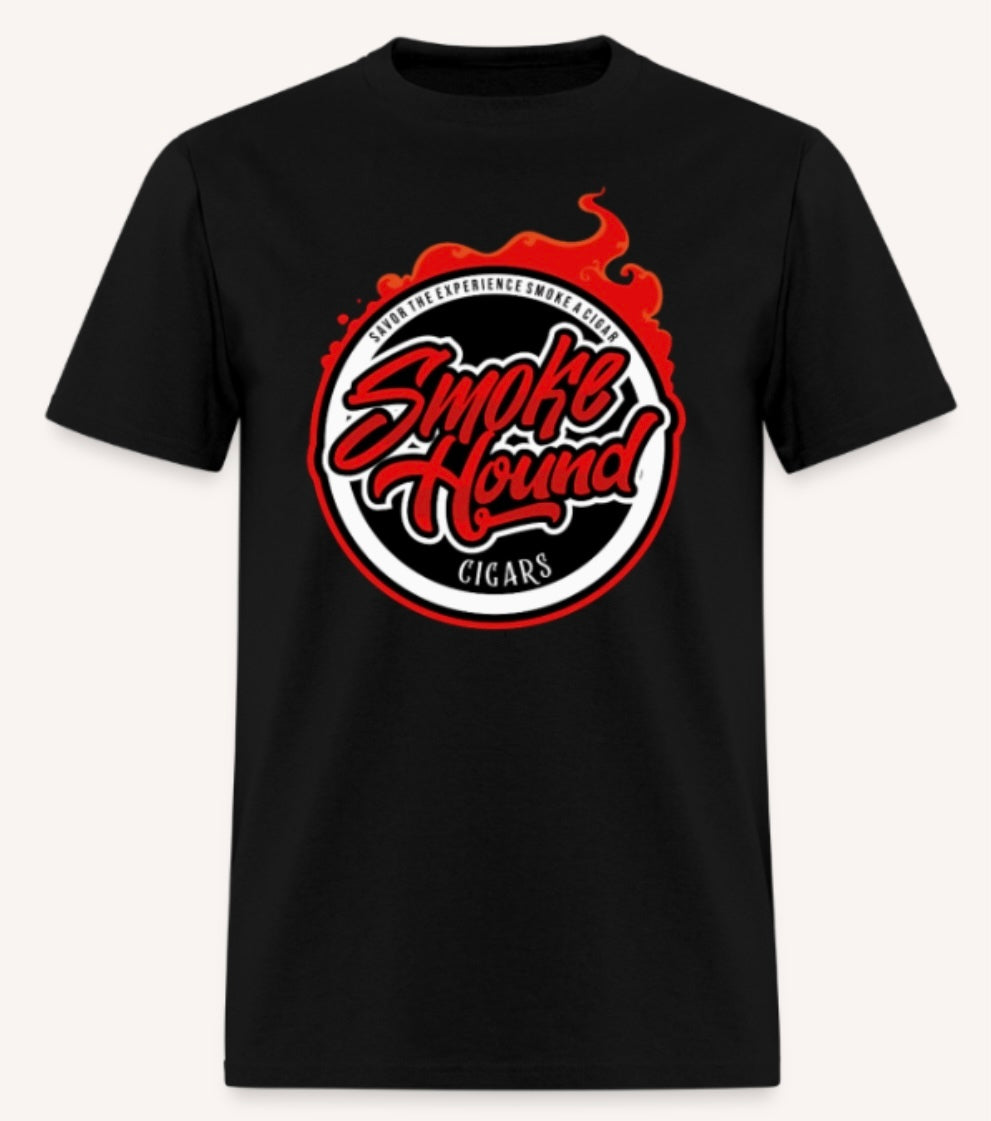 "Smoke Hound" Fiery Logo T-Shirt