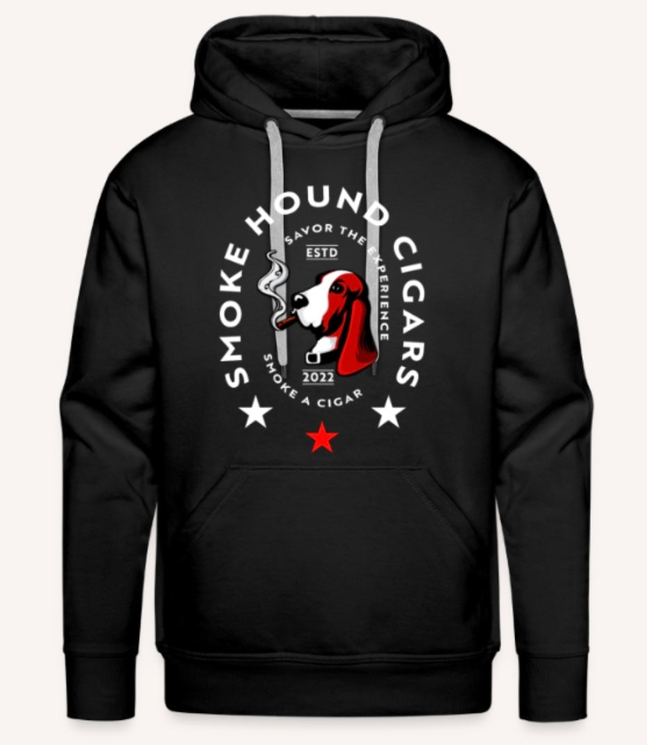 "Smoke Hound Cigars" Heritage Logo Hoodie