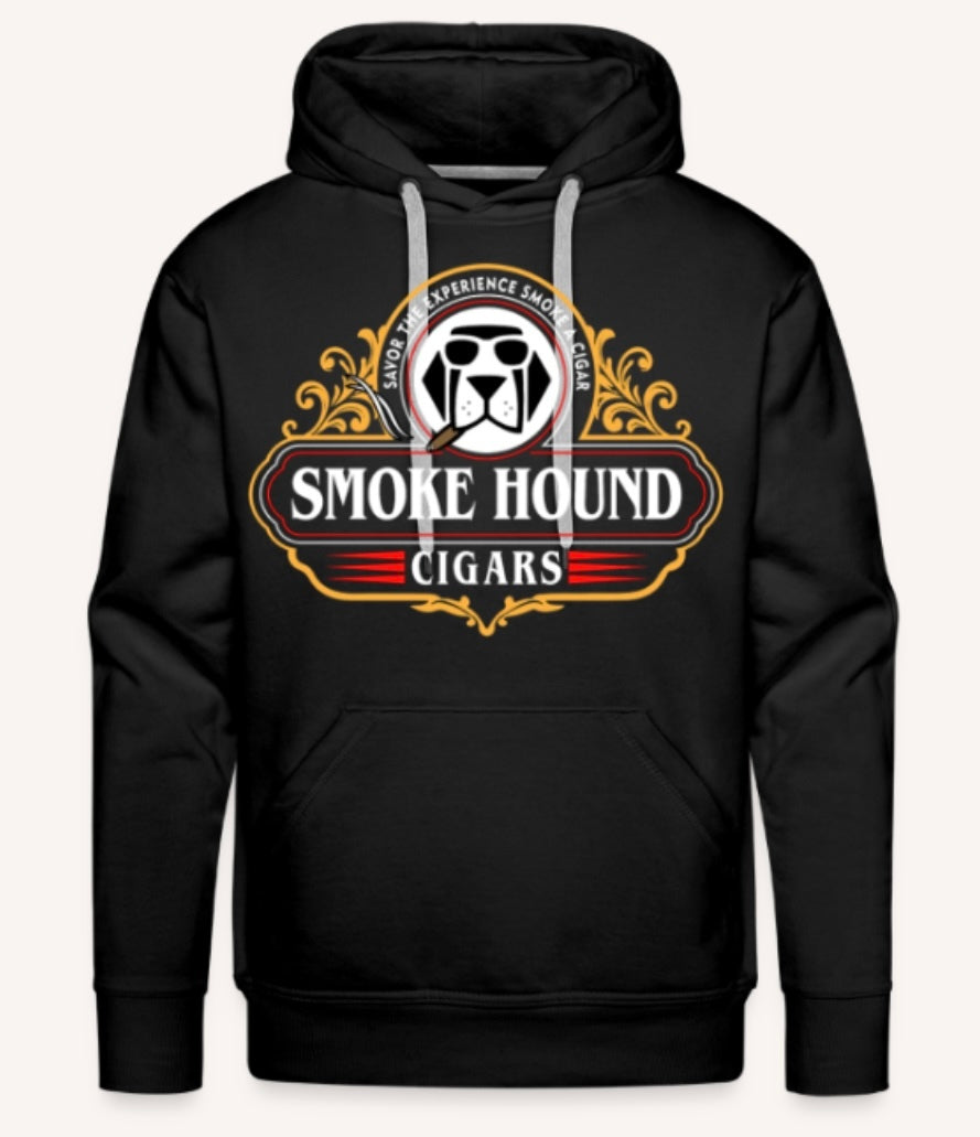"Smoke Hound Cigars" Premium Logo Hoodie